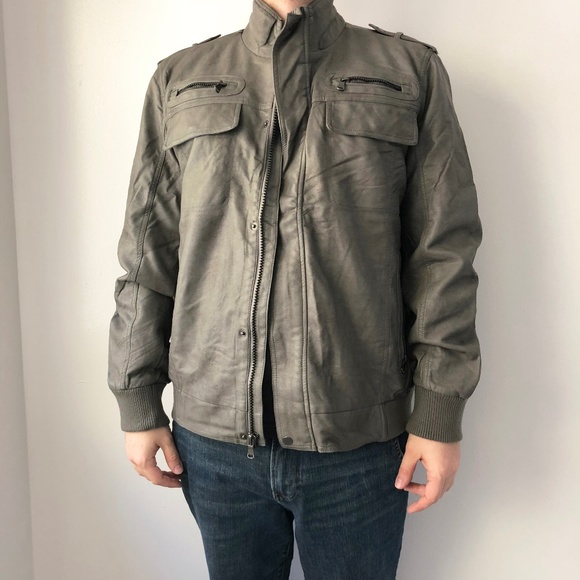 Calvin Klein Other - EUC Men's Calvin Klein Faux Leather Jacket